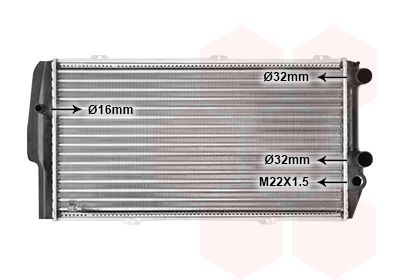 VAN WEZEL radiatorius, variklio aušinimas 03002019